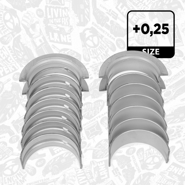 Crankshaft Bearing Shell Set - LH000325 ET ENGINETEAM - 37011610