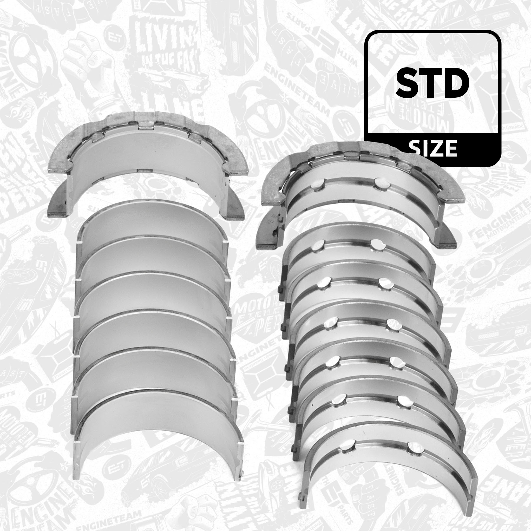 Kurbelwellenlager - LH003800 ET ENGINETEAM - 11217802643  