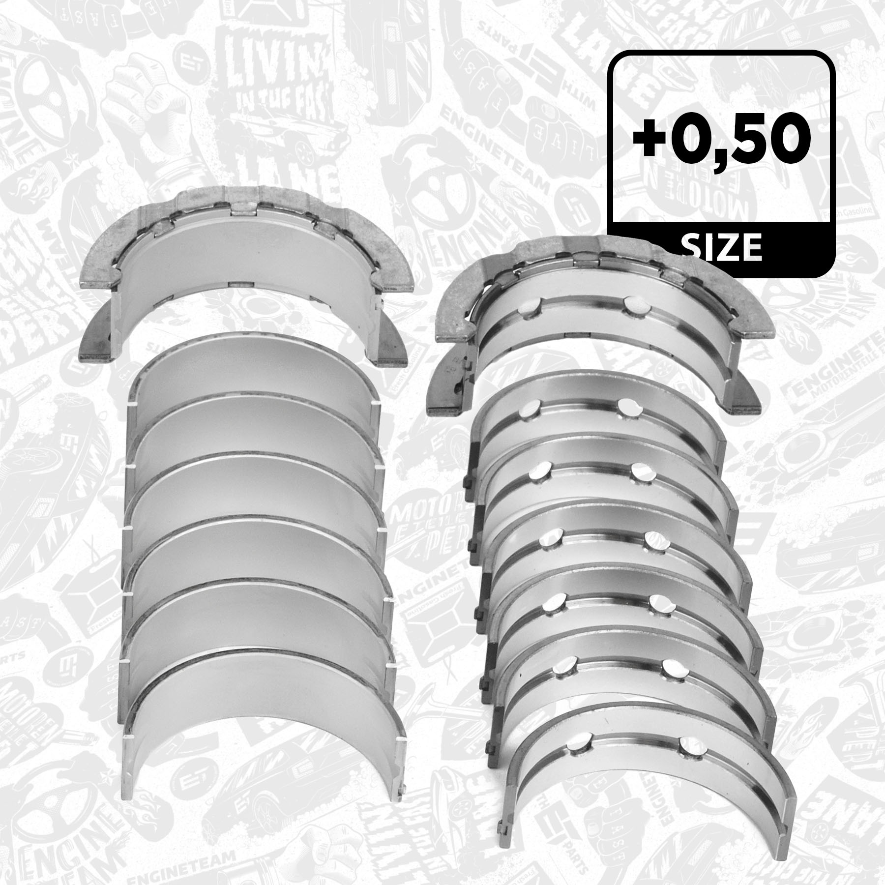 Kurbelwellenlagersatz - LH003850 ET ENGINETEAM - 77953620  