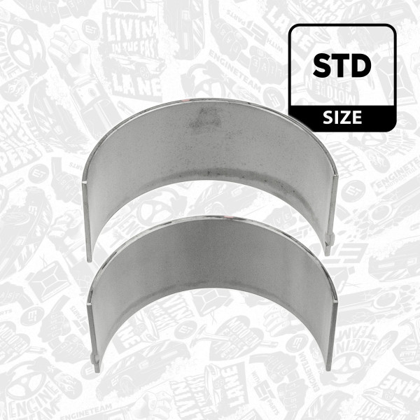 LP000300, Pleuellagerschale, ET ENGINETEAM, Iveco Stralis/EuroStar/EuroTech F3AE0681/F3AE3681 1993+, 2991778, 007PL20601000, 160020, 77888600, 160250, 842610, 842620