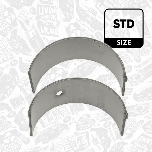 LP001600, Connecting Rod Bearing Shell, ET ENGINETEAM, Iveco EuroCargo/Zeta/M 8035/8040/8045/8060 1984+, 1930181, 4768778, 160780, 77366600, AEB91975STD, 77389600, 840410, 79353600, 840480