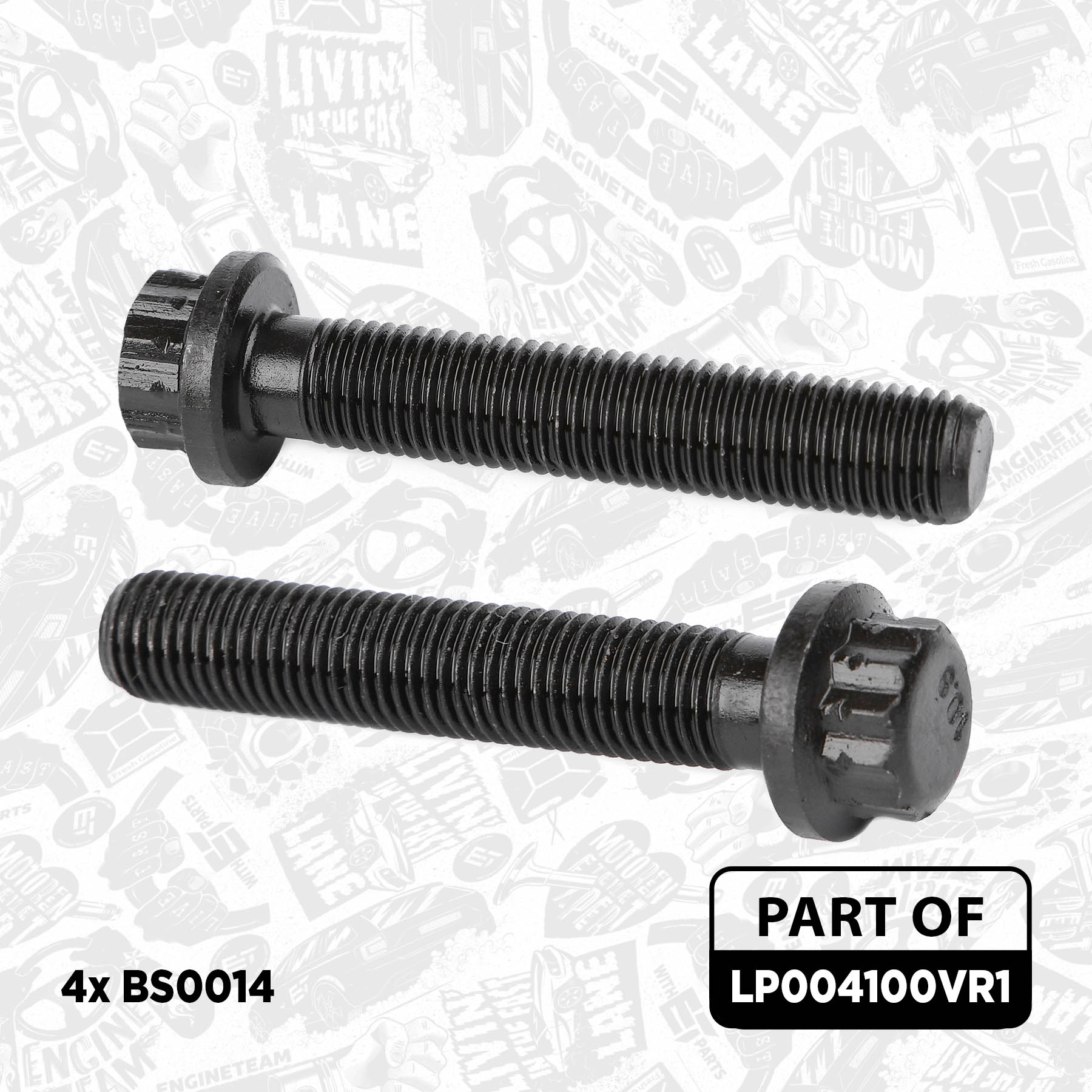 thumbnail image 2 of Kolbenschmidt Standard Size Connecting Rod Bearing Set For VW 2.0 TDI Engines (CRL, CXH, 04L105701C, 37086600) 2 of 6