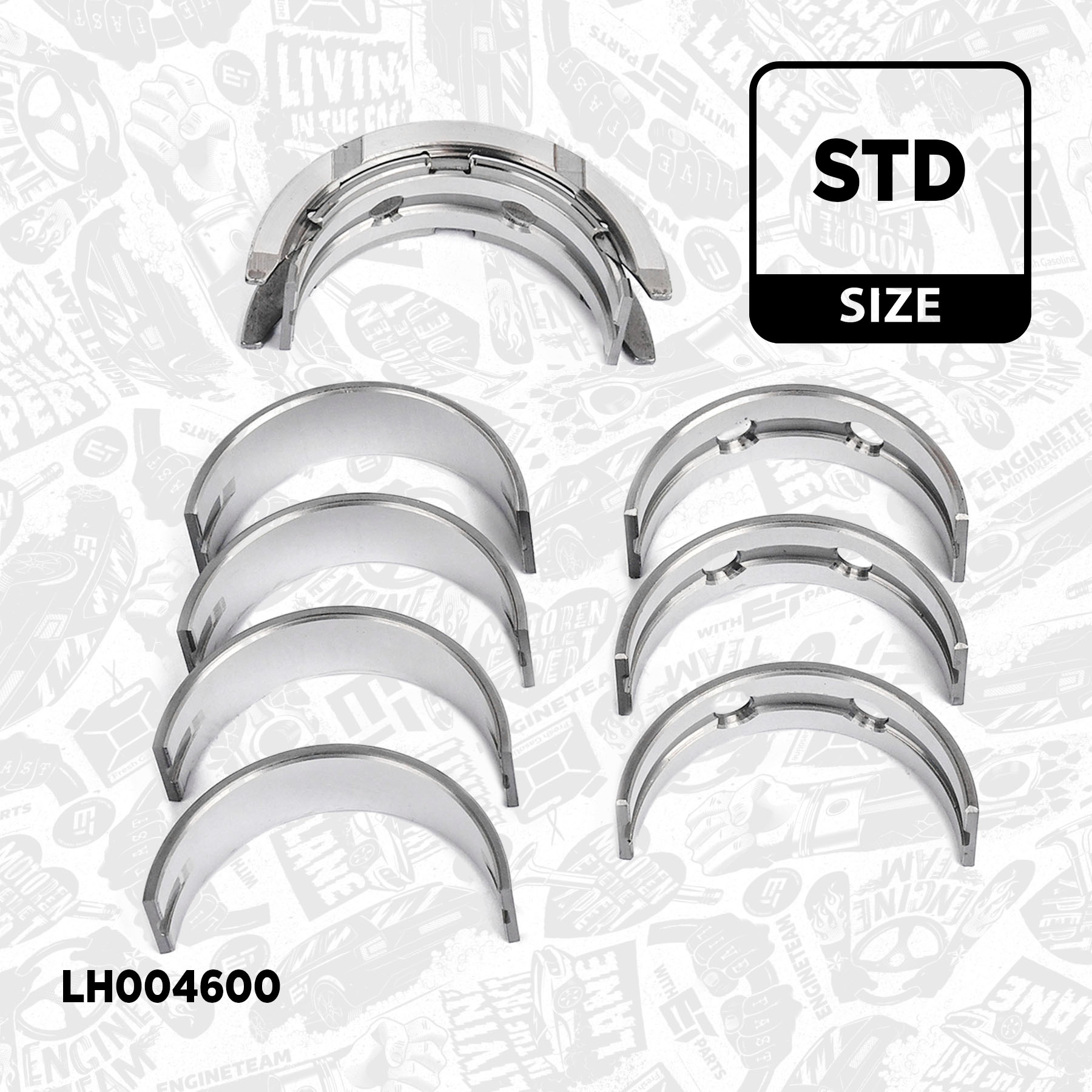 Bearing set - LX000300 ET ENGINETEAM - 4M7330A, CM5G-6333-EA  