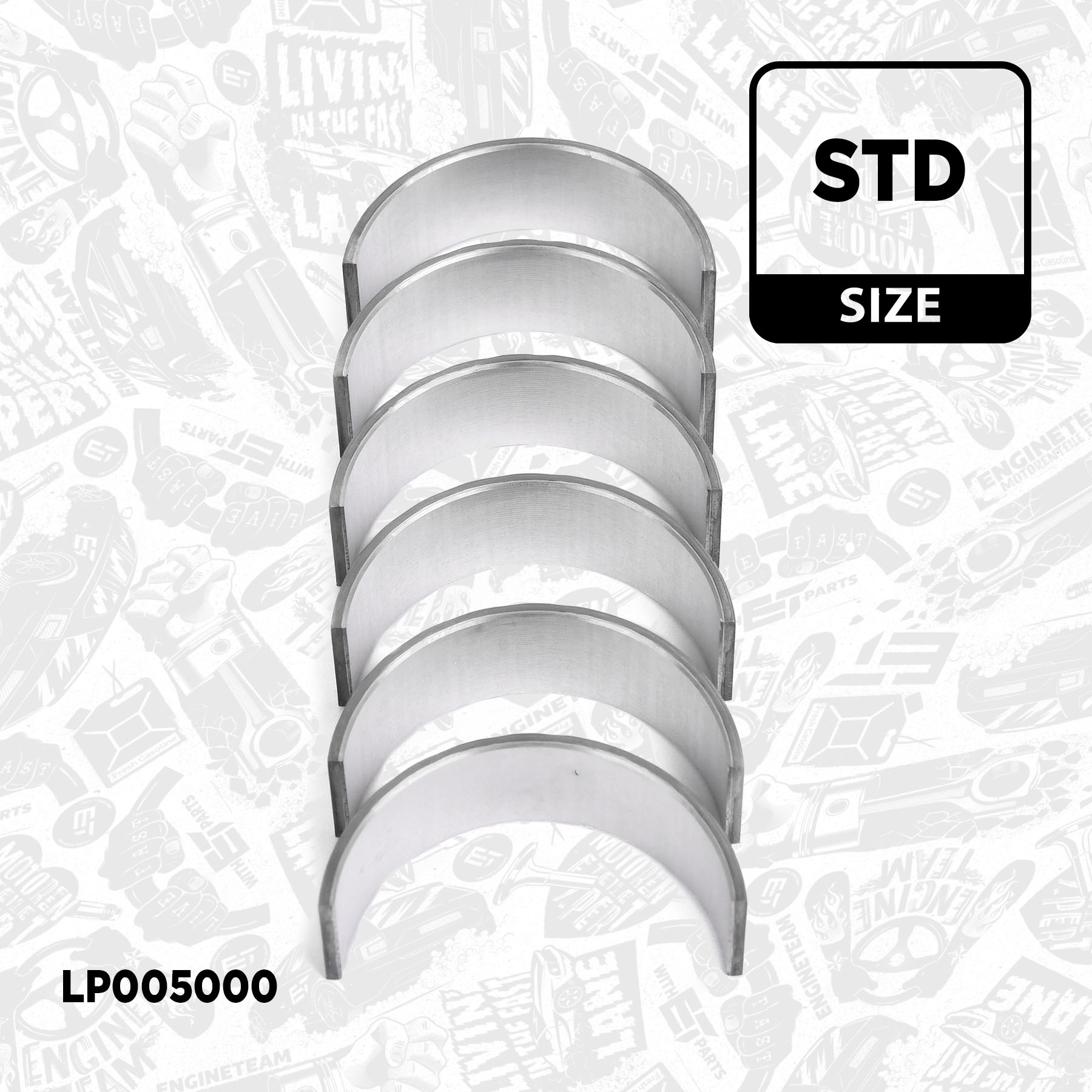 Bearing set - LX000300 ET ENGINETEAM - 4M7330A, CM5G-6333-EA  