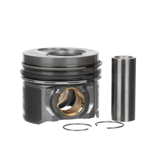 Piston with rings and pin - PM001500 ET ENGINETEAM - 070107065AL, 070107065N, 0309800