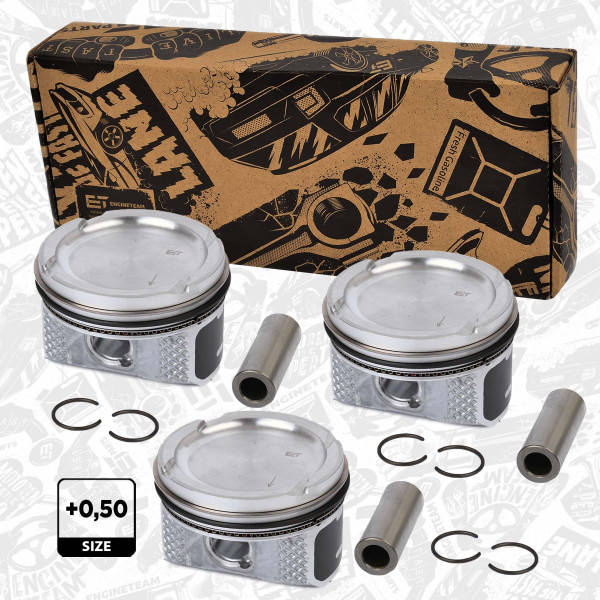 Piston kit - PM005750VR1 ET ENGINETEAM - 0306401, 99909620