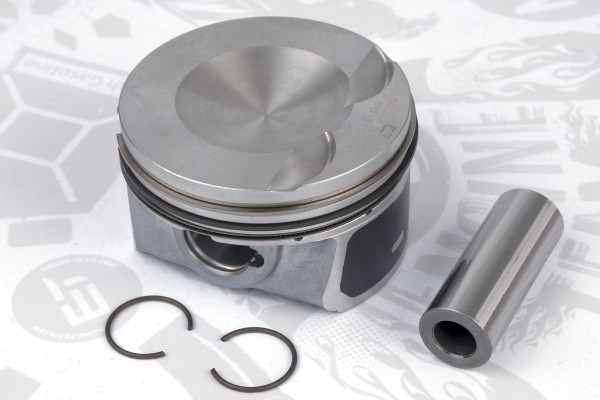 PM006325, Piston with rings and pin, Complete piston with rings and pin, ET ENGINETEAM, Skoda Superb Octavia, VW Golf Tiguan 2,0TFSi CCZA CCZB 2006+