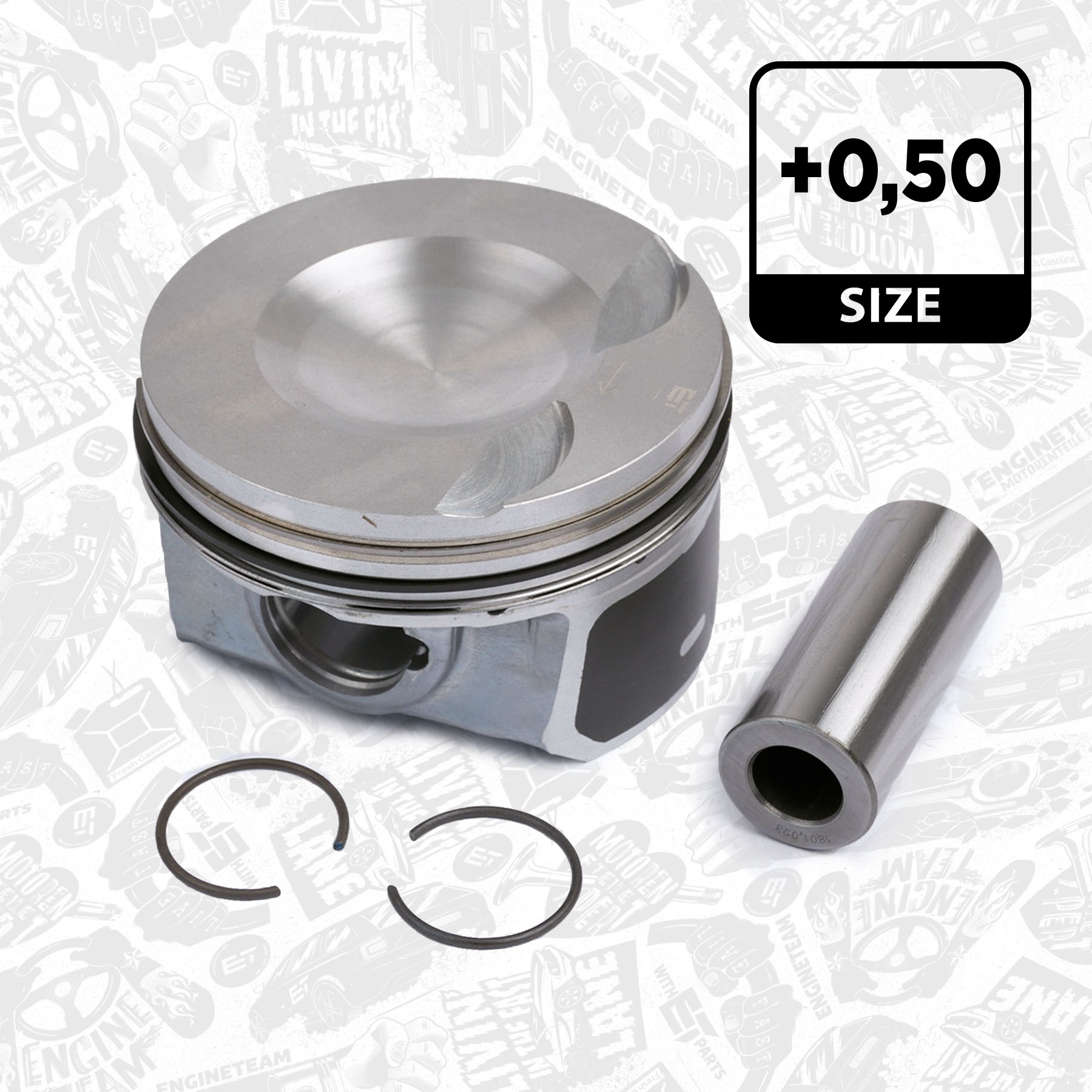 SUPRIMO LC135 Y15 62MM 63MM 65MM FORGEN PISTON KIT (WITH RING ,PIN,CLIP) |  Shopee Malaysia