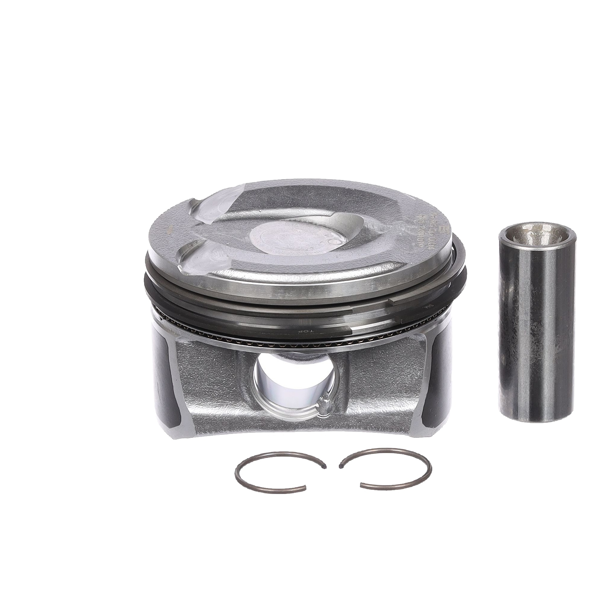 Piston with rings and pin - PM006800 ET ENGINETEAM - 0628.S1 