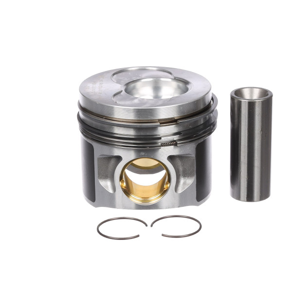 Piston with rings and pin - PM009500 ET ENGINETEAM - 038107065HE ...