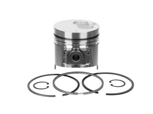 Piston with rings and pin - PM013500 ET ENGINETEAM - 4945016