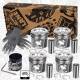 Piston Set - PM014100VR1 ET ENGINETEAM - 500055511