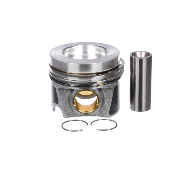 Piston with rings and pin - PM014350 ET ENGINETEAM - 41661620