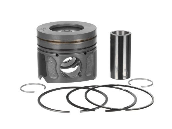 Piston with rings and pin - PM016350 ET ENGINETEAM