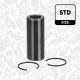 Piston with rings and pin - PM017800 ET ENGINETEAM - 32213697, FP23-113000