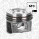 Piston with rings and pin - PM018000 ET ENGINETEAM - 230412U900, 23041-2U920, 23041-2U900