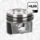 Piston with rings and pin - PM018050 ET ENGINETEAM