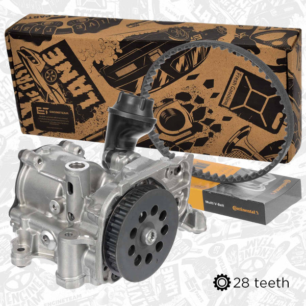 PU0178VR1, Sada olejového čerpadla, Pumpa olej.2,0TDI Audi CNHA 2014+/s řemenem, ET ENGINETEAM, Audi A4 A5 A6 Q5 2,0TDI Audi CNHA 2014+, 04L145208E, 04L145208J, 04L115264A, 7.24808.36.0