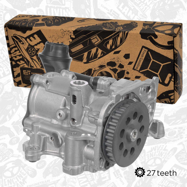 PU0179, Olejové čerpadlo, Pumpa olej. 2,0TDI CUAA 176kw, ET ENGINETEAM, VW Škoda Arteon Passat Tiguan Kodiaq RS 2,0TDI 176kw CUAA 2016+, 04L145208S, 7.24808.38.0