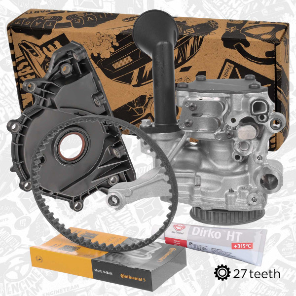 PU0179VR2, Sada olejového čerpadla, Pumpa olej. 2,0TDI CUAA 176kw/s řemenem,těsněním, ET ENGINETEAM, VW Škoda Arteon Passat Tiguan Kodiaq RS 2,0TDI 176kw CUAA 2016+, 04L145208S, 04L115264A, 04L103151A, D176501A1, 7.24808.38.0