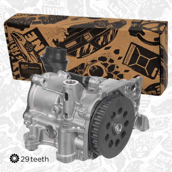 PU0180, Olejové čerpadlo, Pumpa olej. 2,0/1,6 TDI DFGA, ET ENGINETEAM, VW Škoda Audi Seat Arteon Beetle Golf Passat Polo Sharan T-Cross T-Roc Tiguan Touran Yeti Superb Scala Octavia Kodiaq Karoq Kamiq A3 Q2 Q3 Alhambra Arona Ateca Ibiza Leon Tarraco 2,0TDI DFGA 2013+, 04L145208T, 7.24808.39.0