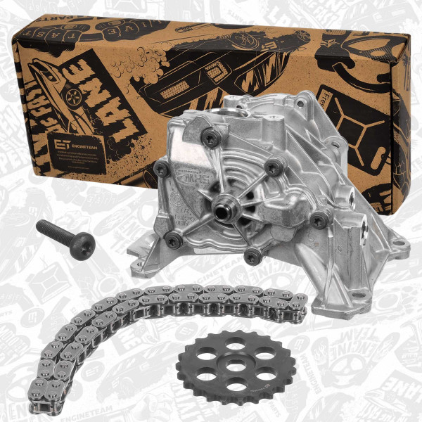 PU0194VR1, Kettensatz, Ölpumpenantrieb, ET ENGINETEAM, BMW Mini 1 (E81) 118 d 1 (F21) 116 d  4 Gran Coupe (F36) 420 d 5 (F10) 518 d 7 (G11, G12) 725 d, Ld X1 (F48) sDrive 18 d X2 (F39) xDrive 25 d X5 (F15, F85) xDrive 25 d Cooper Countrymen Clubvan 2,0D B47 C20 B 2012+, 11417797896S2, 11418513756, 11417823426, 11417797896, 11417812449, 11318506656