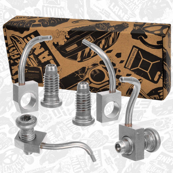 PU0214, Oil Jet, piston underside cooling, ET ENGINETEAM, VW Škoda Audi Seat Beetle Caddy CC Golf Jetta Passat Scirocco Sharan T-Cross Tiguan Touran Kamiq Karoq Kodiaq Octavia Rapid Scala Superb Yeti A3 A5 Q2 Q3 Alhambra Ateca Leon Toledo 1.4 TSI DADA 2012+, 04E103157