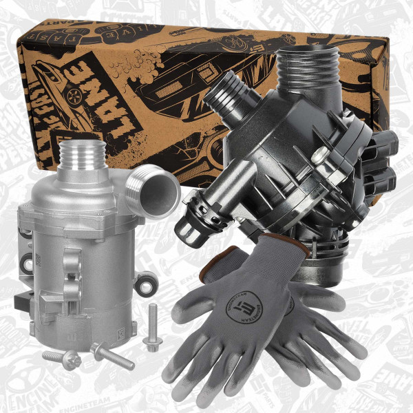 PW0006VR2, Vodní čerpadlo, chlazení motoru, Pumpa vodní el.topení+termostat ET, ET ENGINETEAM, BMW X3 Z4 325i N52B30A N52B30B N53B30A 2007+, 11517545201, 11517546994, 11517563183, 11517586924, 11517586925, 7521584, 7545201, 7546994, 7563183, 7586924, 7586925, 11537536655, 11537544788, 11537549476, 7536655, 7544788, 7549476, 7.02851.20.0, TM1497, 7.02851.20.8