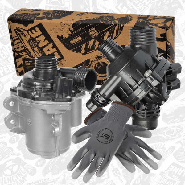 PW0014VR2, Vodní čerpadlo, chlazení motoru, Pumpa vodní el.topení+termostat ET, ET ENGINETEAM, BMW 1 (E88)  3 (E90) 5 (F10) X5 (E70) Z4 (E89) N 54 B30 A 2006+, 11517563659, 11517568594, 11517588885, 11517632426, 11519455978, 7563659, 7568594, 7588885, 7632426, 9455978, 7544788, 11537544788, 7536655, 11537536655, 11537549476, 7549476