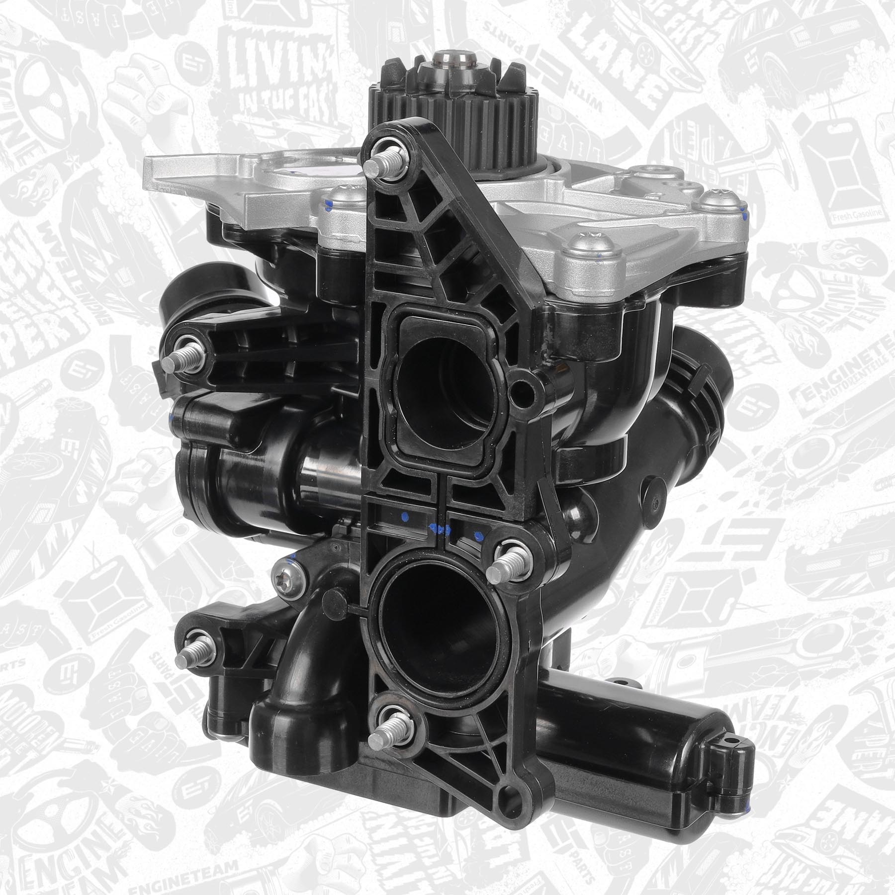 Car Water Pump Engine Cooling System Stock Photo 358374920