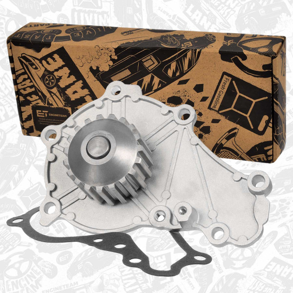 PW0042, Vodní čerpadlo, chlazení motoru, Vodní čerpadlo, chlazení motoru 1,6HDI/BlueHDI/TDCi, ET ENGINETEAM, Citroen Mini Ford Opel Volvo Peugeot Mini Fiat Berlingo C3 C4 Grand Picaso C4 Spacetourer DS4 DS5 Scudo Transit Courier Mondeo Focus C-MAX Clubman Cooper D One D Grandland Combo Partner 508 4008 S80 C30 S40 V70 1,6HDI/BlueHDI/TDCi 9HZ (DV6TED4) 2014+, 1201G1, 1232179, 30711527, 3646435, 9654514780, SU001-A0564, 1201G9, 1313842, 30751971, 1201K8, 1351130, 1364681, 1609314080, 1430428, 1609417680, 1609418480, 1715839, 3M5Q8591BB, 3M5Q8591CA, 9686680780, ME3M5Q8591C2A, MN982556