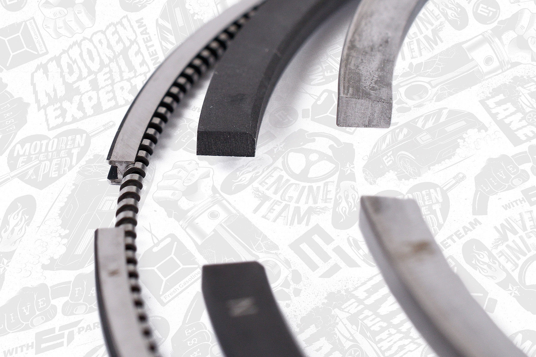 Piston Ring Set - R4001500 ET ENGINETEAM - 12033-DB010, 12033