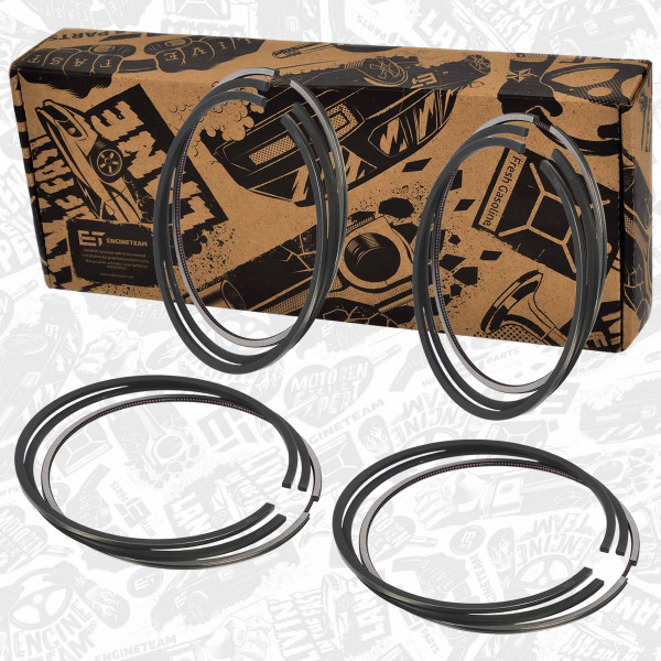R4002400, Kolbenringsatz, ET ENGINETEAM, Citroen Peugeot Ford Opel  DS Spacetourer Jumpy C4 CActus C4 C3 AIRCROSS DS 3 DS 7 Transit Connect Kuga Focus Zafira Vivaro Astra Combo Expert 508 2008 Rifter Traveller 1,5 BlueHDI YHS (DV5RCE) 2018+, 16629032280, 3556996, 1629032280