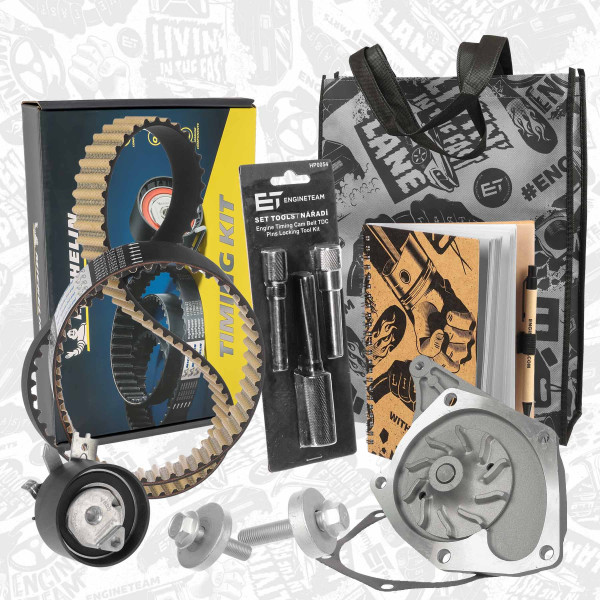 RM0009VR3, Wasserpumpe + Zahnriemensatz, ET ENGINETEAM, Renault Nissan Suzuki Clio Kangoo Logan Megane Modus Thalia Scénic Jimny Micra Kubistar Almera 1,5 dCi  K9K 700 2000+, 1741084A00, 2101000Q0E, 7701477028, 1741084A20, 2101000QAS, 21010BN700, MOT1054, MOT1489, MOT1430, 7701473327, 7701774435, 7701475995, 7701476496, 7701478031, FM030578
