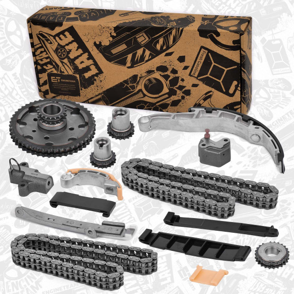 RS0006, Timing Chain Kit, Timing chain kit, ET ENGINETEAM, Nissan Cabstar/Navara/Pathfinder 2,5Di/dCi YD25DDTi 2001+, 13028AD202, 13028AD212, 13028EB70B, 13028AW410, 13028AD211, 13070AD200, 13070AD20A, 13070BN310, 13085AD205, 13085EB70E, 130851AT0E, 13085AD215, 13085EB70C, 13085AD21B, 13085AD210, 13085AD21A, 13085EB70B, 13091AD200, 13091AD20A, 13091EB70A, 13091AD210, 13091EB71B, 13091EB70B, 13091AD21A, 13085AD220, 13085AD22A, 13085EB70D, 13085BN300, 130148H800, 13014AD201