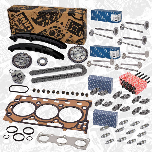 RS0045VR4, Timing Chain Kit, Timing chain kit, ET ENGINETEAM, Skoda Fabia Roomster, VW Polo, Seat Ibiza 1,2i 12V CGPA CGPB CGPC 2008+, 03C109158A, 03C109158, 03C109158B, 03E109507AE, 03C109469K, 03C109469L, 03C109469J, 03C109509P, 03E109571D, 03E105209S, 036103384B, 036109611K, 036109611AE, 036109601S, 036109601AD, 036109601AK, 036109601AL, 03C109601J, 030109423, 030109423A, 03109423A, 036109411, 036109411C, 036109411D, 03E103383H, 036109675A, 03E253039A, 03E129717B, N90951301, 03E253039