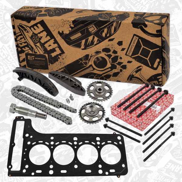 RS0055VR1, Timing Chain Kit, Timing chain kit, ET ENGINETEAM, Mercedes Vito Sprinter C-Class CLA CLS SLK A-Class V-Class 2,2Cdi OM651 2012+, 6510520001, A6510520100, 6510520000, 6510500016, 6510500000, 6510500011, 6510500100, 6510500700, 6510500800, 0009938276, 0009939676, 6510160500, A6510160569, A6510160469, 584.500