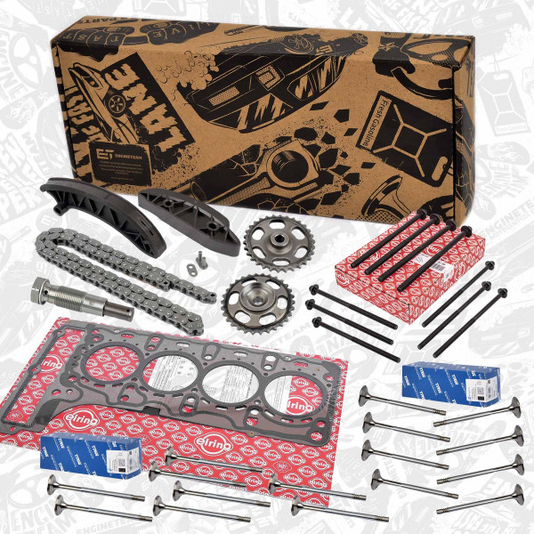 RS0055VR4, Timing Chain Kit, Timing chain kit, ET ENGINETEAM, Mercedes Vito Sprinter C-Class CLA CLS SLK A-Class V-Class 2,2Cdi OM651 2012+, 6510520001, A6510520100, 6510520000, 6510500016, 6510500000, 6510500011, 6510500100, 6510500700, 6510500800, 0009938276, 0009939676, 6510160500, A6510160569, A6510160469, 6510500127, 6510530101, 261140, 61-36950-00, 732.640, 261141, 584.500