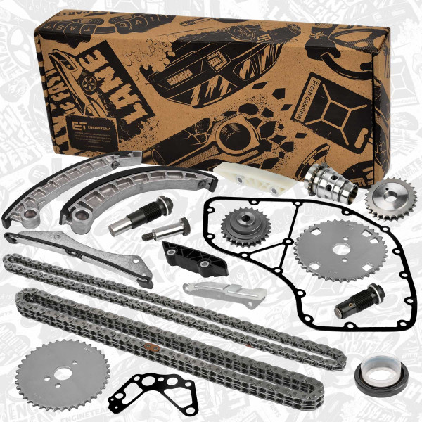 RS0060, Timing Chain Kit, Timing chain kit, ET ENGINETEAM, Citroen Fiat Iveco 3,0D/Hdi F1CE3481 2012+ EUR5, 504310252, 5801375558, 504294672, 504380259, 504056152, 504334326, 5801628694, 383500, 0514.C9, 0514C9, 504082437, 504274032, 5802009617