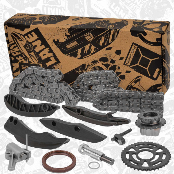 RS0082, Sada rozvodového řetězu, Sada rozvodů  320d , ET ENGINETEAM, BMW Mini 520d 525d 320d 318d Cooper D One D Clubman N47 C20 A 2011+, 11318510014, 11317797897, 11318506650, 11318572503, 11417797896, 13528589971, 13527797905, 11318586699, 11317797898, 11317797899, 13528573159, 13528573158, 11318509926, 13527797906, 13527797909, 11117802665, 90006938623, 813938200, 11317797514, 11318590950