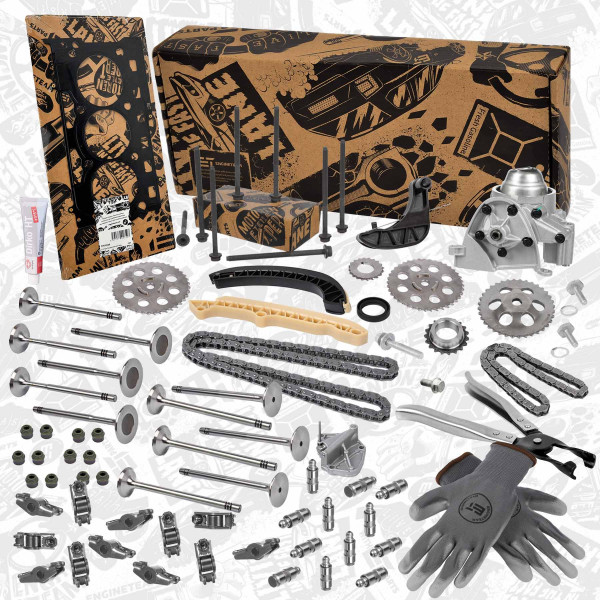 RS0087VR2, Timing Chain Kit, ET ENGINETEAM, VW Škoda Seat Polo Fabia Cordoba Ibiza 1.2 12V AZQ 2001+, 1215960, 36109571, 95510108500, 036109497C, 036109601AD, 036109601AK, 036109601AL, 036109601S, 036109611AE, 036109611K, 036103384B, 038103085E, 03C109601J, 03E103383H, 03E105209, 03E109229A, 03E109469, 03E109507, 03E109507N, 03E109507S, 03E109509, 03E109571B, 20026412B, MN980009, N90256202, 03E109229, 03E109507P, 03E105209L, 03E115121D, 03D115105D