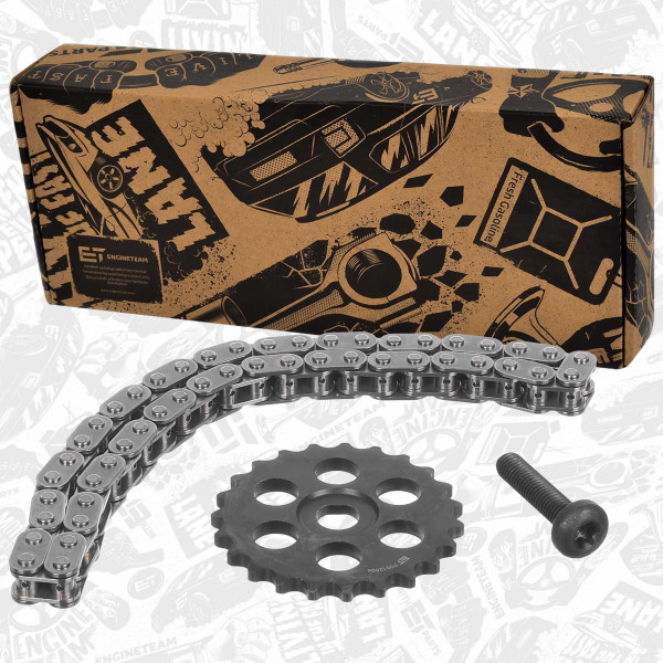 RS0155, Kettensatz, Ölpumpenantrieb, ET ENGINETEAM, BMW Mini Toyota 1 (E81) 118 d 1 (F21) 116 d 3 (E90) 320 d 5 (F10) 518 d 7 (F01, F02, F03, F04) 730 d X2 (F39) xDrive 25 d X5 (F15, F85) xDrive 25 d Cooper Paceman Countrymen Clubvan Verso Rav 4 Avensis Auris 2,0D 2007+, 11417797896S2, 15163-WA010, 11418513756, 13507-WA020, 11417823426, 90069-32049, 13507WA020, 11417797896, 15163WA010, 11417812449, 9006932049, 11318506656, 184820