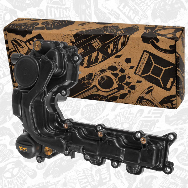 RV0044, Kryt hlavy válce, Kryt hlavy válce 1,2 VVT-i/PureTech <11.2022, ET ENGINETEAM, Citroen Peugeot FIat Opel Toyota Berlingo C3 Aircross C4 Cactus C4 Grand C4 Spacetourer Doblo Mokka Grandland Astra Combo Rifter Partner 508 308 408 20008 Proace City 1,2 VVT-i/PureTech 2015+, 9811687980