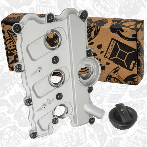 RV0054, Cylinder Head Cover, ET ENGINETEAM, Audi A4 A5 A4 Avant A5 Sportback A6 Allroad A6 Avant A7 Sportback A=8 Q7 3,0 TFSI CGWA 2010+, 06E103471S