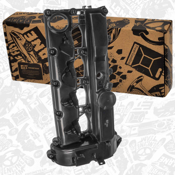 RV0074, Cylinder Head Cover, ET ENGINETEAM, Mercedes C-CLASS (W204) E-CLASS (W212) GLC (X253) GLC Coupe (C253) GLE (W166) GLK-CLASS (X204) SLC (R172) Sprinter Vito OM 651.956 2008+, A6510100830, 6510100830, 176086