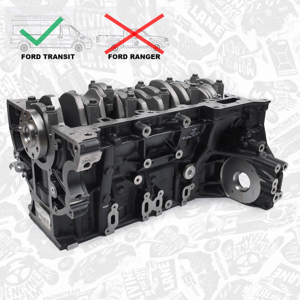 Neúplný motor, shortblock - SB0004 ET ENGINETEAM - 1484920, 7C16-6011-DA, 7C166011DA