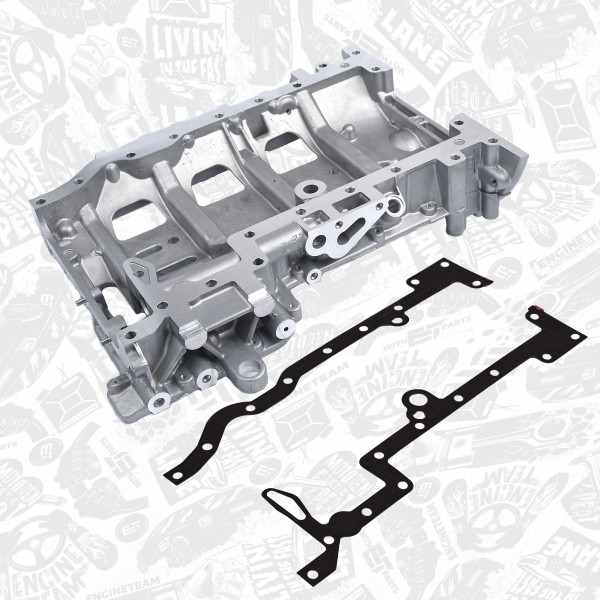 SU0006VR1, Usměrňovací plech, olejová vana, Vana olejová 2,2TDCi/rám, ET ENGINETEAM, Citroën Jumper Furgonato Pianale piatto/Telaio Fiat Ducato Ford Transit Peugeot Boxer 4HU 4HV P22DTE P8FA QVFA QWFA 2006+, 0304.58, 1681566, 8C1Q-6U004-A1A, 1498320, 8C1Q6U004A1A, 1748632, 3S7Q6710BB, 3S7Q6710BA