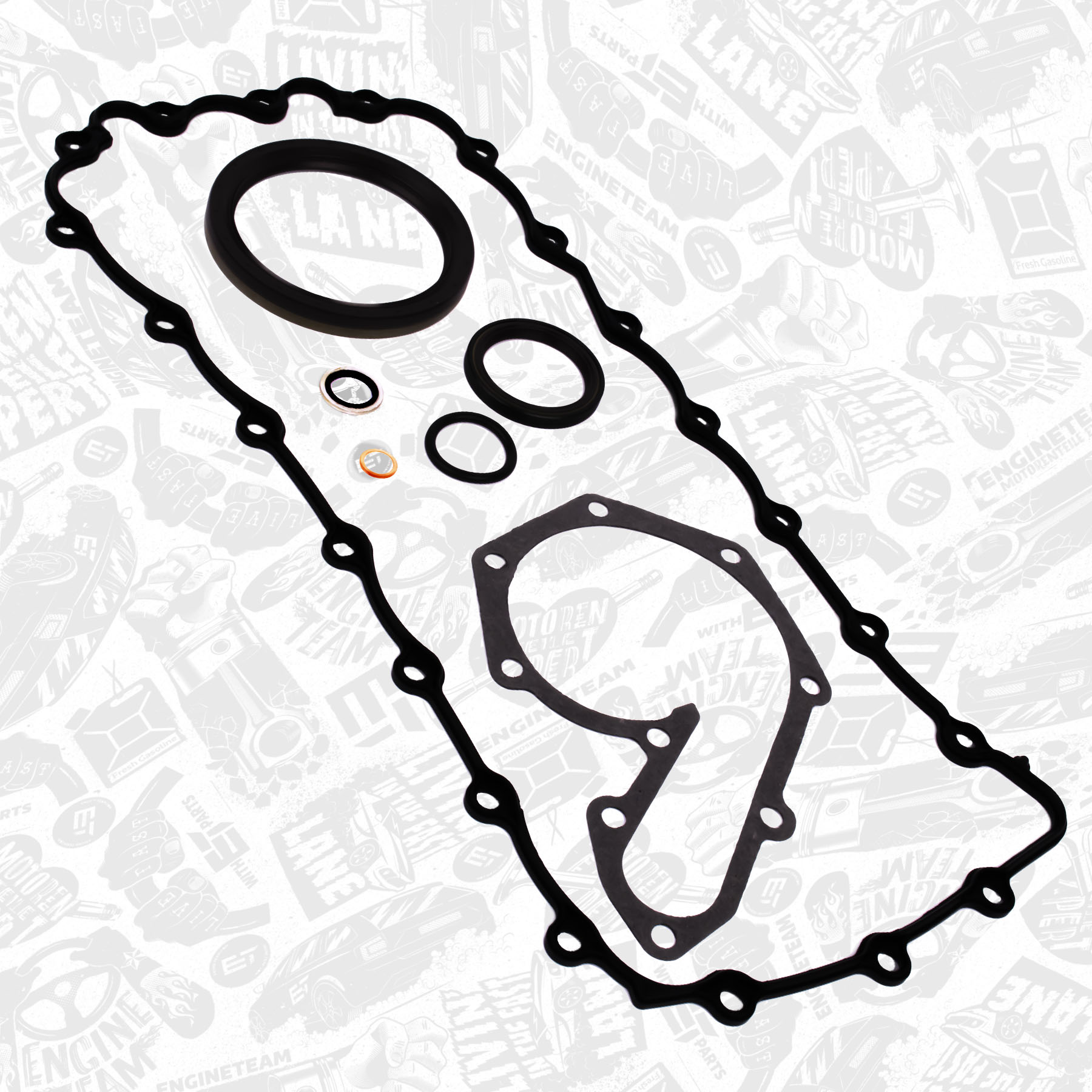 Gasket Kit, crankcase TC0005 ET 4410000, 7701471360, 08
