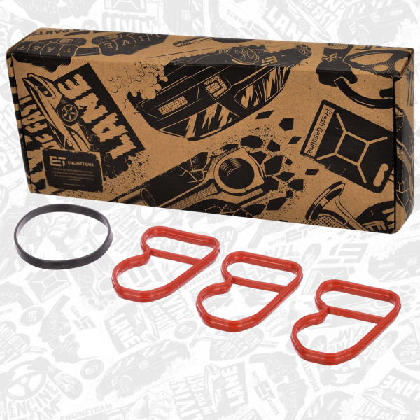 TM0080, Gasket Set, intake manifold, ET ENGINETEAM, BMW Mini 1 (F20, F21) 114 d 1 (F20, F21, F40) 116 d 2 Active Tourer (F45) 214 d 2 Active Tourer (F45) 216 d 2 Gran Coupe (F44, F46) 216 d X1 (F48) sDrive 16 d X2 (F39) sDrive 16 d Cooper  One  B37 C15 A 2014+, 11617822216, 11618490161, 11618571001, 11618576280