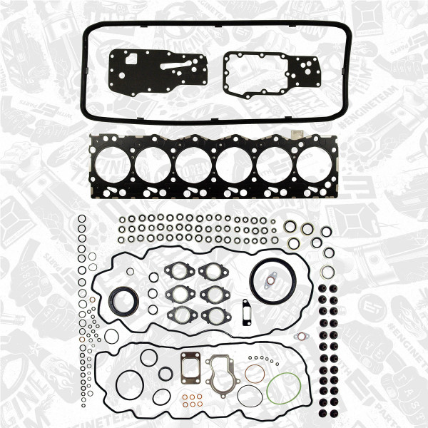 TS0003, Dichtungsvollsatz, Motor, ET ENGINETEAM, Ginaf C-Series, Iveco EuroCargo/EuroFire F4AE0681 2000+, 2992644, 2995642, 2992643, 2992503, 2992367, 01-36415-01, 200390, T890820